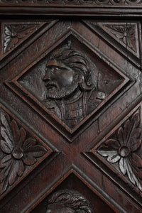 Heavily Carved French Cupboard c.1850