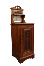 Load image into Gallery viewer, English Carved Mahogany Cabinet c.1900