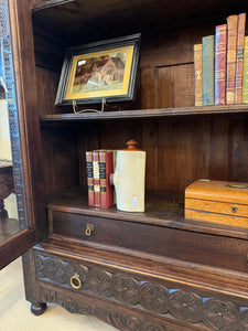 French Oak Bookcase c.1880