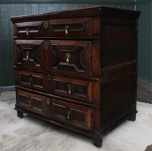 Load image into Gallery viewer, Period English Oak Chest of Drawers c.1690-1710