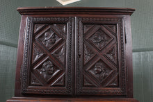 Load image into Gallery viewer, Heavily Carved French Cupboard c.1850