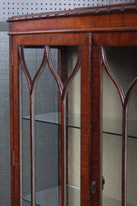 English Mahogany Display Cabinet c.1920