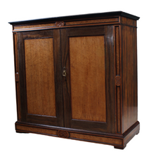 Load image into Gallery viewer, English Birdeye Maple Cabinet C. 1900