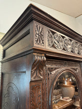 Load image into Gallery viewer, French Oak Bookcase c.1880