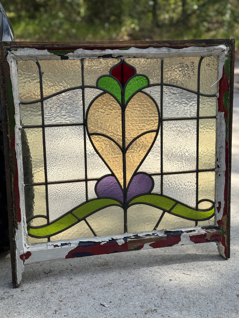 Antique English Stained Glass