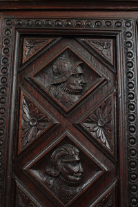 Heavily Carved French Cupboard c.1850