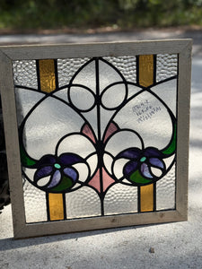 Antique English Stained Glass