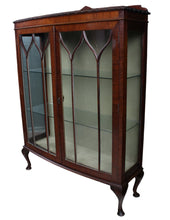 Load image into Gallery viewer, English Mahogany Display Cabinet c.1920