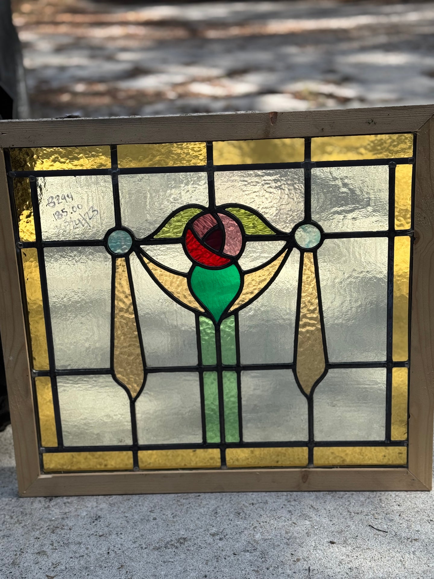 Antique English Stained Glass