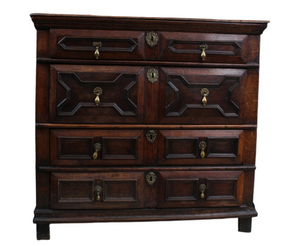 Period English Oak Chest of Drawers c.1690-1710