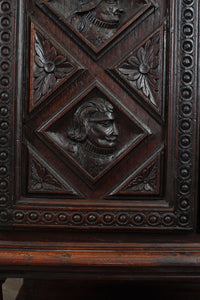 Heavily Carved French Cupboard c.1850