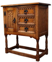 Load image into Gallery viewer, Petite English Oak Cabinet c.1950