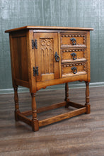 Load image into Gallery viewer, Petite English Oak Cabinet c.1950