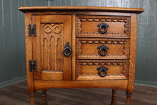 Load image into Gallery viewer, Petite English Oak Cabinet c.1950