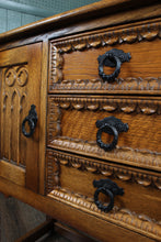 Load image into Gallery viewer, Petite English Oak Cabinet c.1950