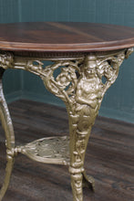 Load image into Gallery viewer, English Iron Based Pub Table c.1910