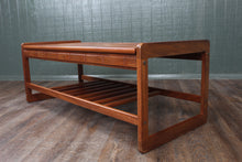 Load image into Gallery viewer, Danish Midcentury Teak and Tile Coffee Table c.1960