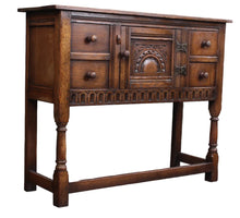 Load image into Gallery viewer, Petite English Oak Cabinet c.1950