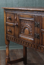 Load image into Gallery viewer, Petite English Oak Cabinet c.1950