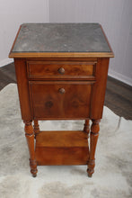 Load image into Gallery viewer, French Marble Top Chevet c.1890