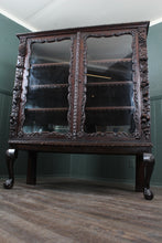 Load image into Gallery viewer, French Handcarved Bookcase c.1890