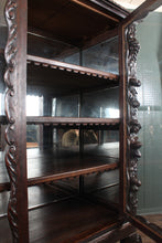 Load image into Gallery viewer, French Handcarved Bookcase c.1890