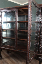 Load image into Gallery viewer, French Handcarved Bookcase c.1890