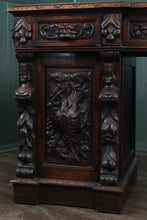 Load image into Gallery viewer, French Carved Oak Sideboard c.1880