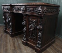Load image into Gallery viewer, French Carved Oak Sideboard c.1880