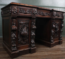 Load image into Gallery viewer, French Carved Oak Sideboard c.1880
