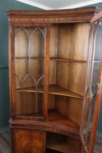 Load image into Gallery viewer, English Mahogany Corner Cabinet c.1950