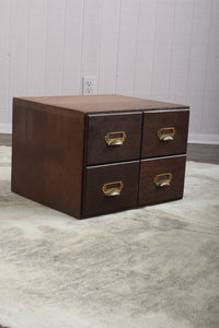 English Oak File Cabinet c.1900