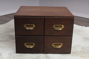 English Oak File Cabinet c.1900