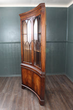 Load image into Gallery viewer, English Mahogany Corner Cabinet c.1950