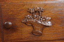 Load image into Gallery viewer, French Marble Top Carved Chevet c.1890