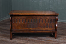 Load image into Gallery viewer, Petite French Oak Bedding Box c.1920