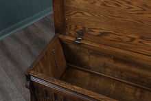 Load image into Gallery viewer, Petite French Oak Bedding Box c.1920