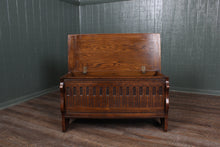 Load image into Gallery viewer, Petite French Oak Bedding Box c.1920