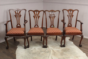 English Mahogany Chairs set of 4 c.1900