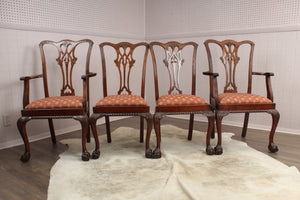 English Mahogany Chairs set of 4 c.1900