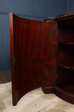 Load image into Gallery viewer, English Carved Mahogany Corner Cabinet c.1900