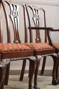 English Mahogany Chairs set of 4 c.1900