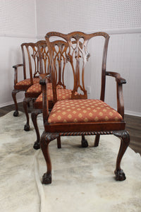 English Mahogany Chairs set of 4 c.1900