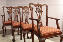 Load image into Gallery viewer, English Mahogany Chairs set of 4 c.1900