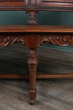 Load image into Gallery viewer, Carved French Walnut Bench c.1880