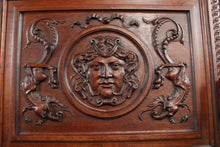 Load image into Gallery viewer, Carved French Walnut Bench c.1880