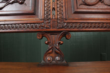 Load image into Gallery viewer, Carved French Walnut Bench c.1880