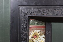 Load image into Gallery viewer, English Cast Iron and Tile Fire Surround c.1900