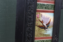 Load image into Gallery viewer, English Cast Iron and Tile Fire Surround c.1900