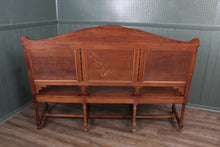 Load image into Gallery viewer, Carved French Walnut Bench c.1880